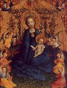 Stefan Lochner The Virgin and Child in a Rose Arbour oil painting on canvas